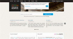Desktop Screenshot of korpus.cz